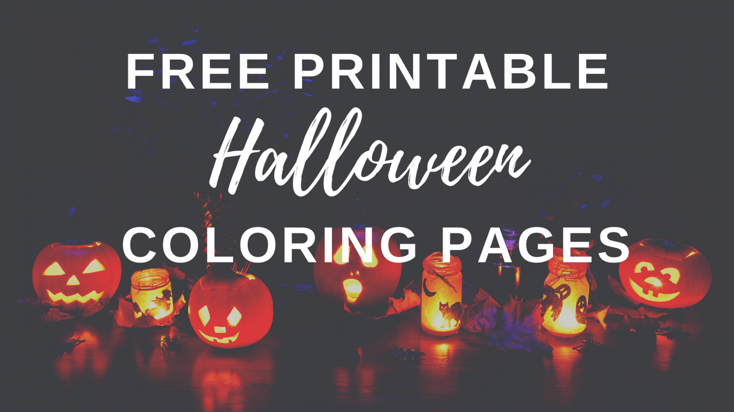 Free Halloween coloring pages for kids and adults - with over 15 printables there's bound to be something they'll love!