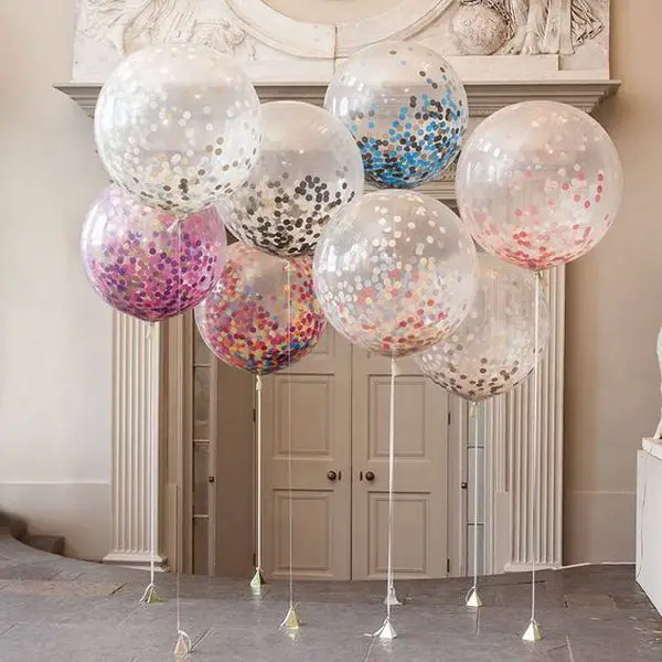 Giant Confetti Filled Balloons