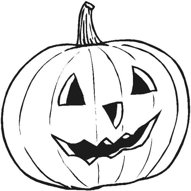 pumpkin coloring page