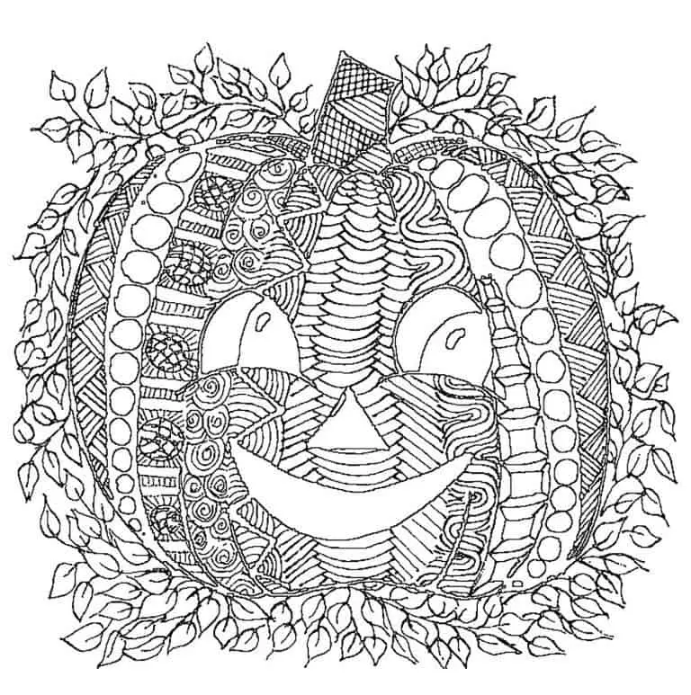 pumpkin coloring page