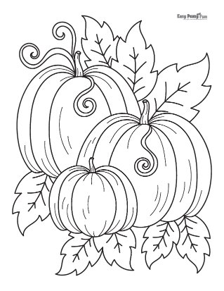 pumpkin coloring page
