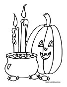 pumpkin coloring page